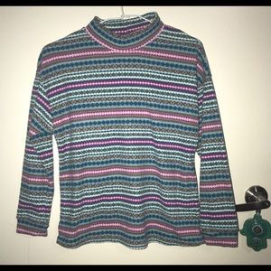 Uniqlo patterned fleece